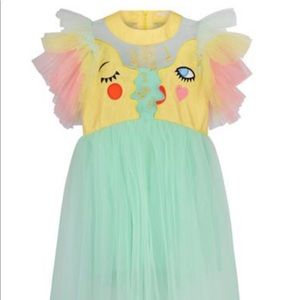 Raspberry plum tulle dress